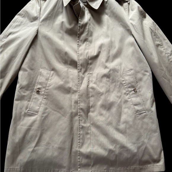 London Fog Thinsulate Men’s Trench Coat removable lining Size 44 Regular - Picture 2 of 8